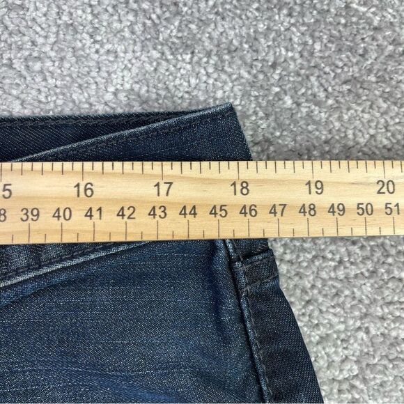 Levi's Jeans Men's 36X31 Blue 505 Straight Mid-Rise Dark Denim Pockets - Picture 9 of 13